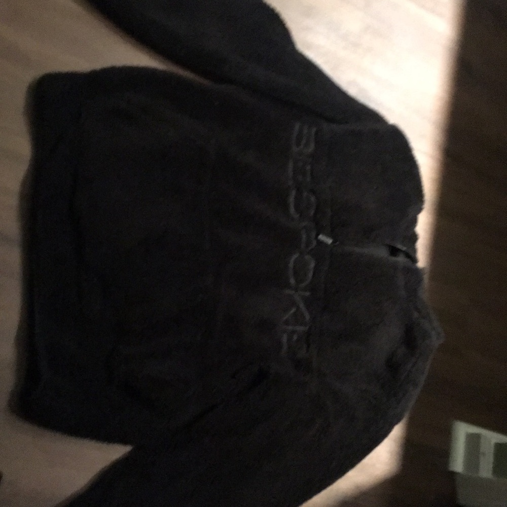 Black Bespoke hoodie super fluffy